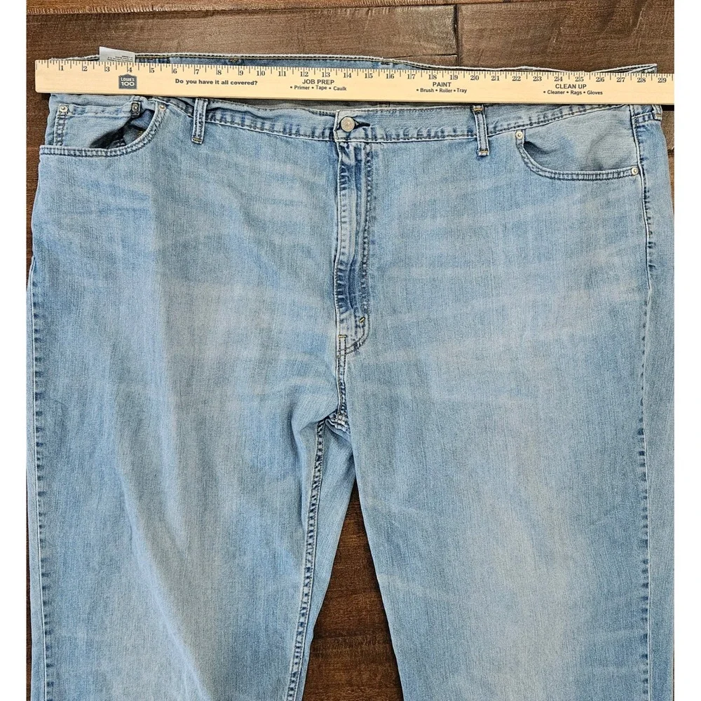 Y2K Levis 559 Relaxed Straight Mens Jeans Light Wash Denim Blue 58x32